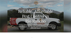 Desktop Screenshot of mountainviewpest.com